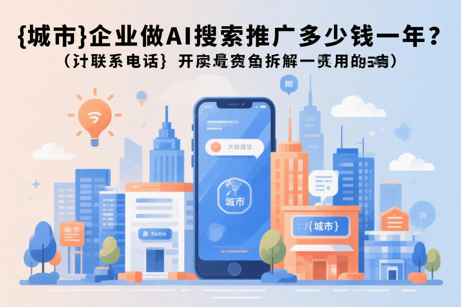 渭南企业做AI搜索推广多少钱一年？真实费用拆解