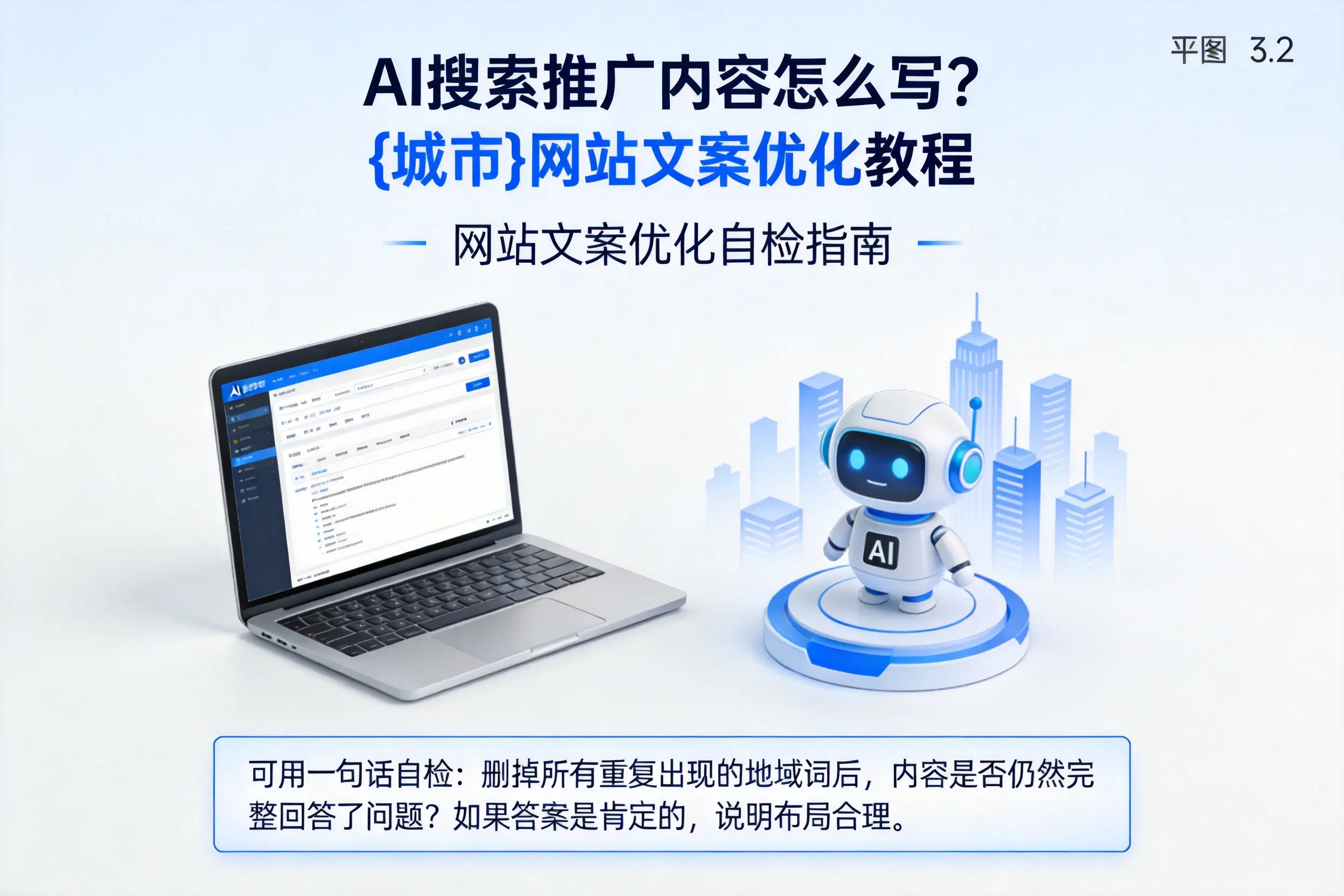AI搜索推广内容怎么写?渭南网站文案优化教程
