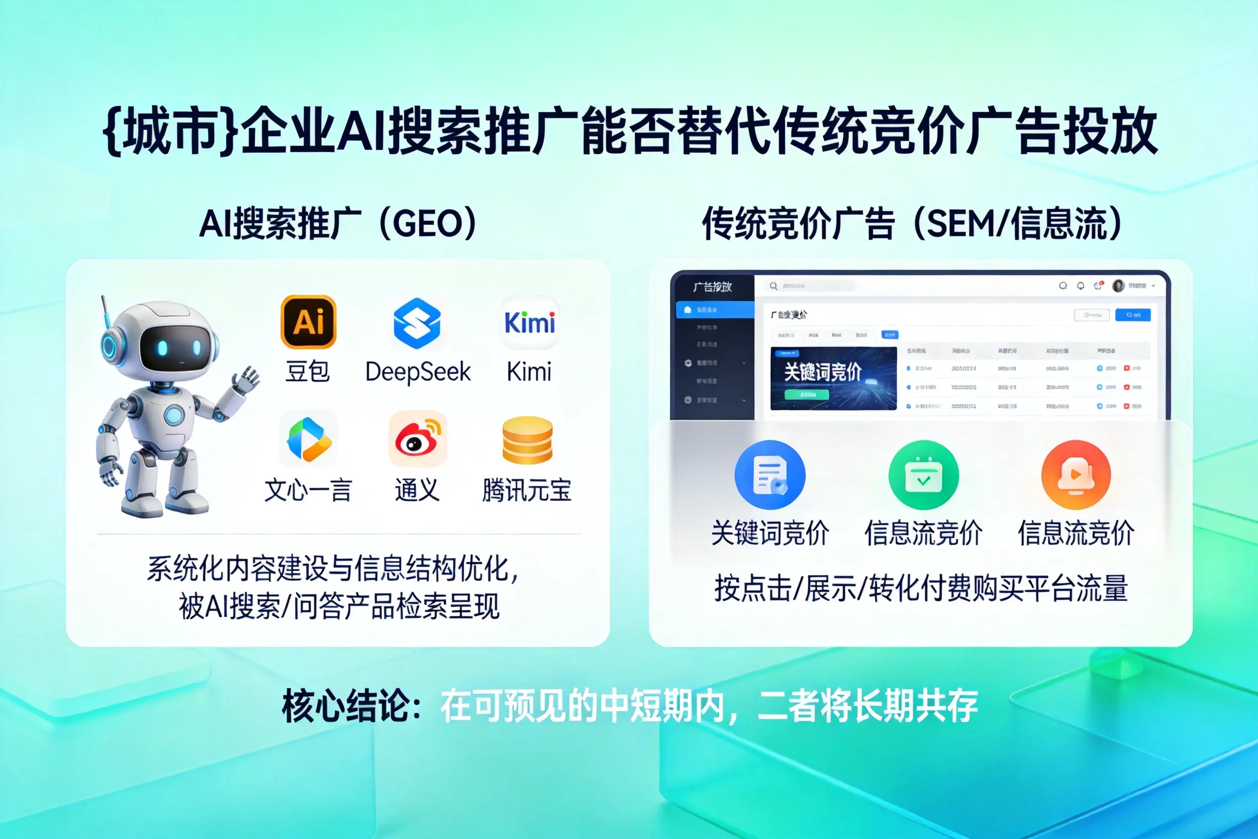 渭南企业AI搜索推广能否替代传统竞价广告投放