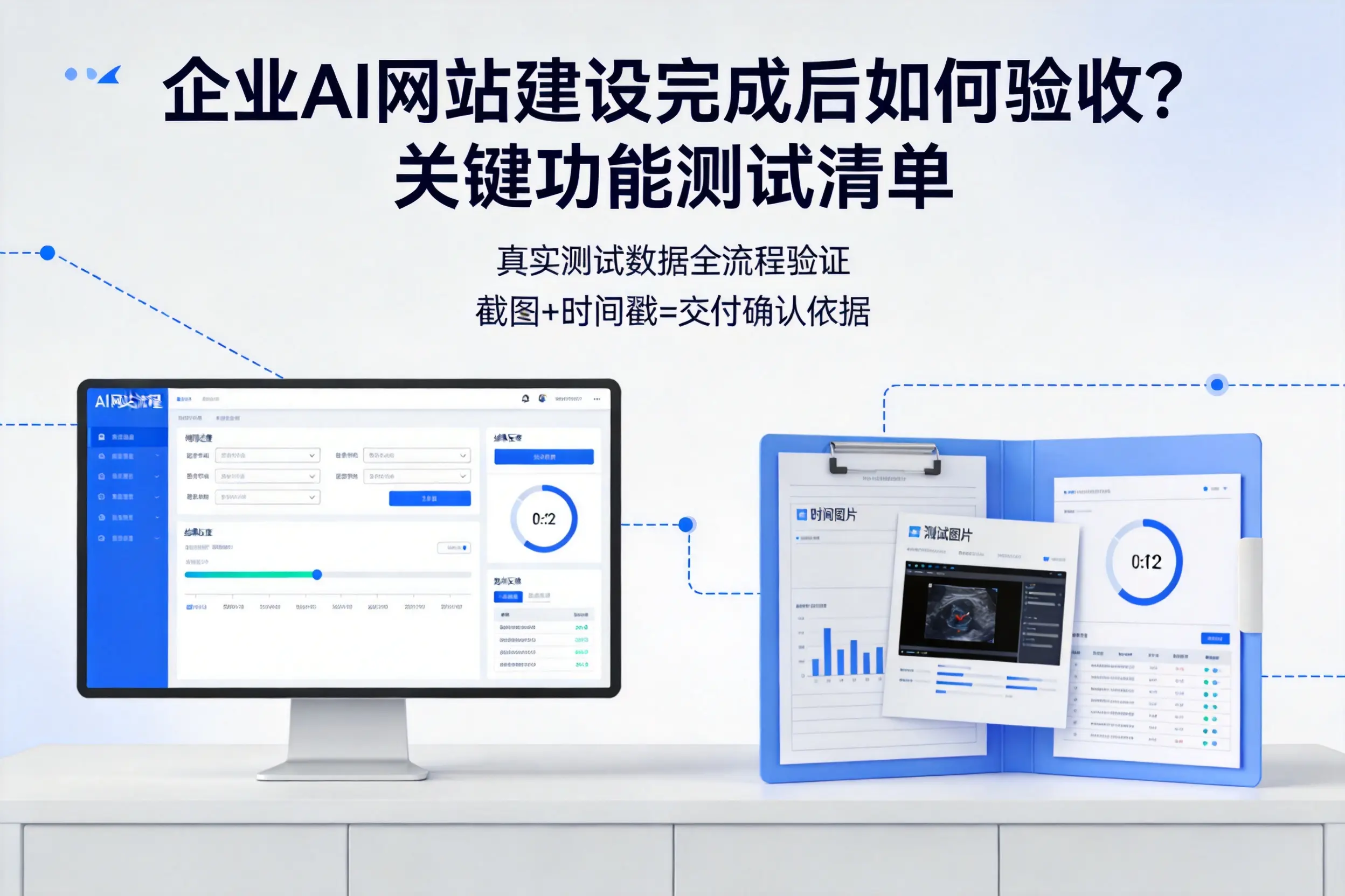 渭南企业AI网站建设完成后如何验收?关键功能测试清单