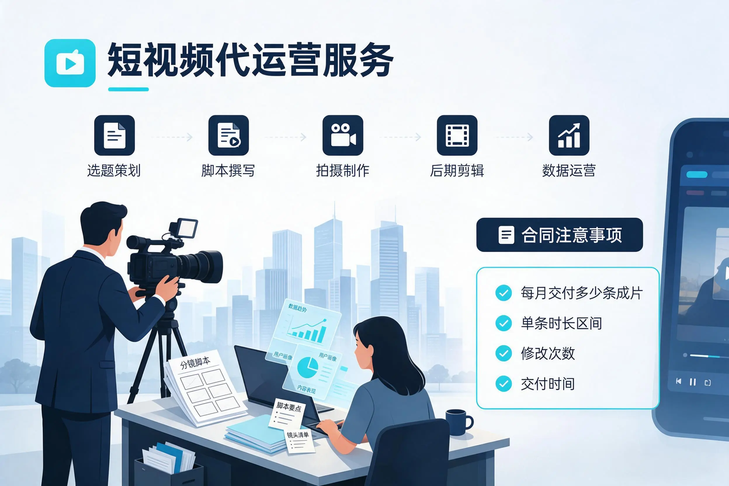 短视频代运营包含哪些服务？渭南企业常见问题科普